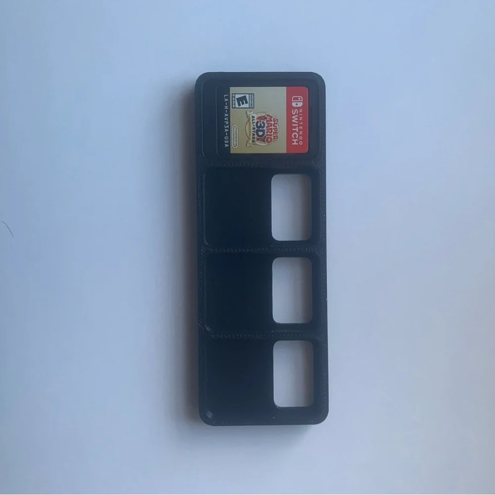 Black Nintendo Switch Game Travel Case Holder Organizers